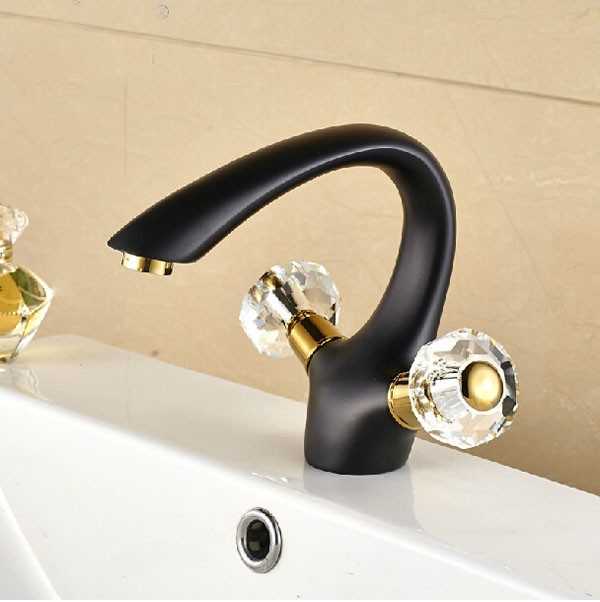 Le Havre Arc Oil-rubbed Bronze Dual Handles Sink Faucet