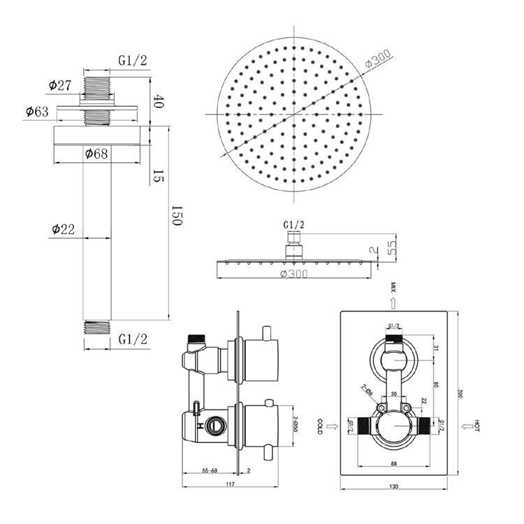 dimension-ceiling-mixer-shower-ultra-thin-bathroom