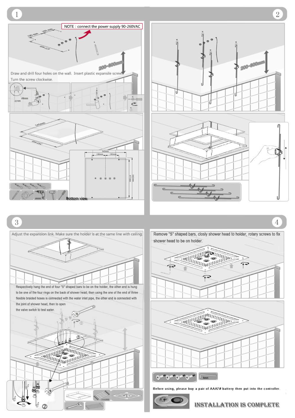 embedded-ceiling-shower-swirl-luxury-led